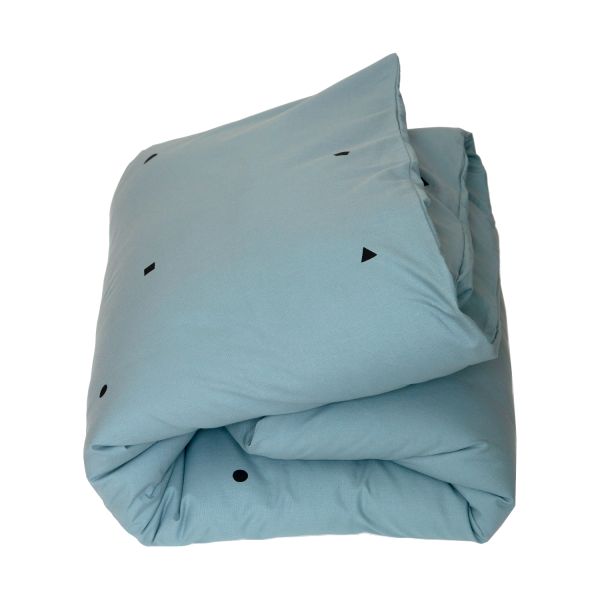 Studio Ditte Blocks Dekbedovertrek Stone Blue 140 x 200 cm