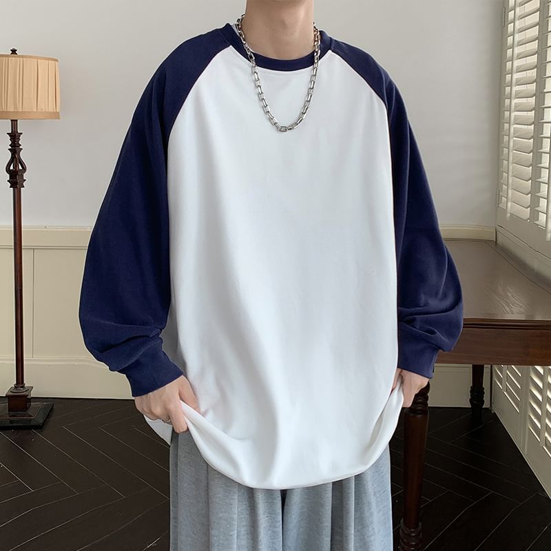 Dandyluxe - Sweatshirt met ronde hals en raglanmouwen