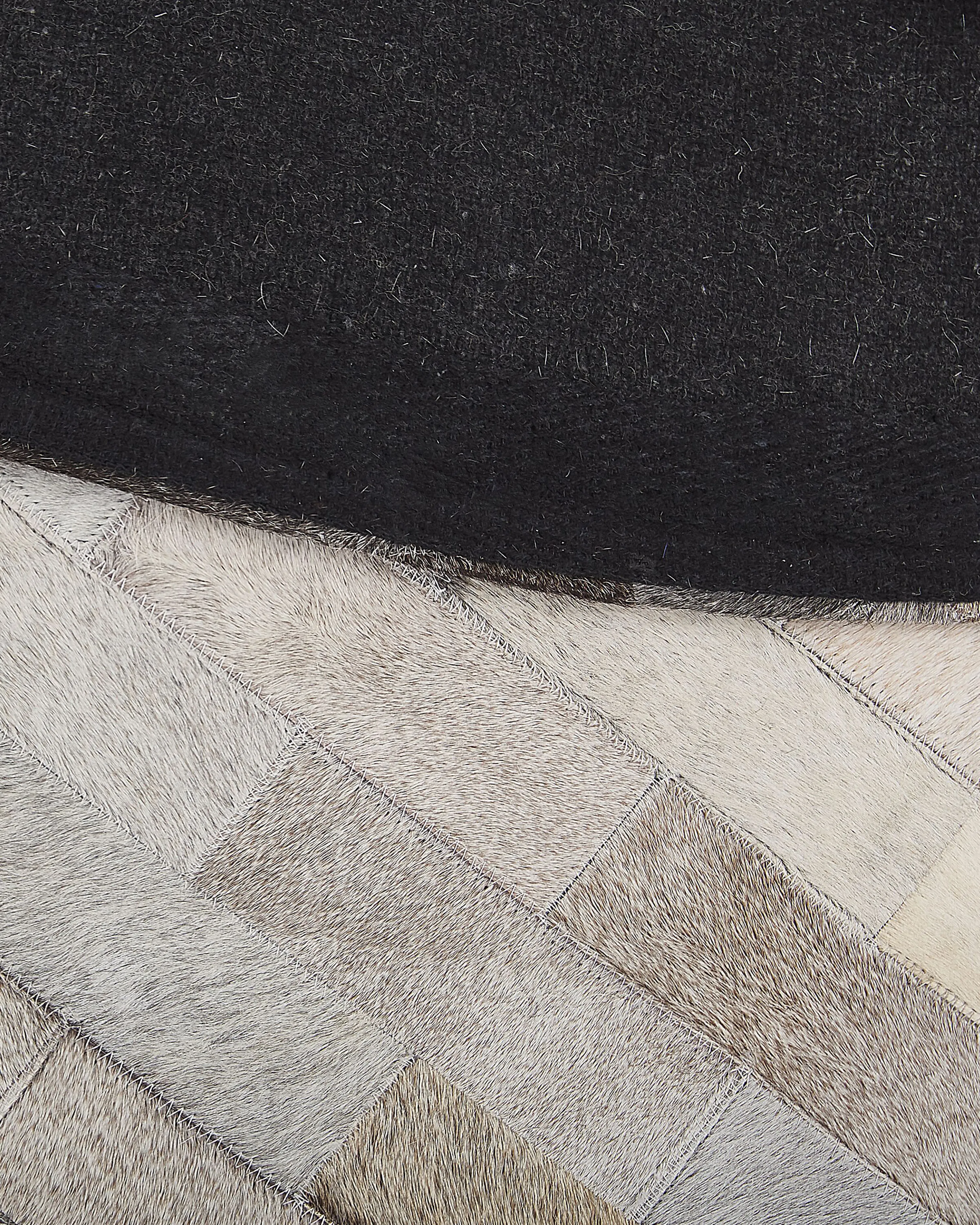 Vloerkleed DUTLAR Beige ø 140 cm Leer
