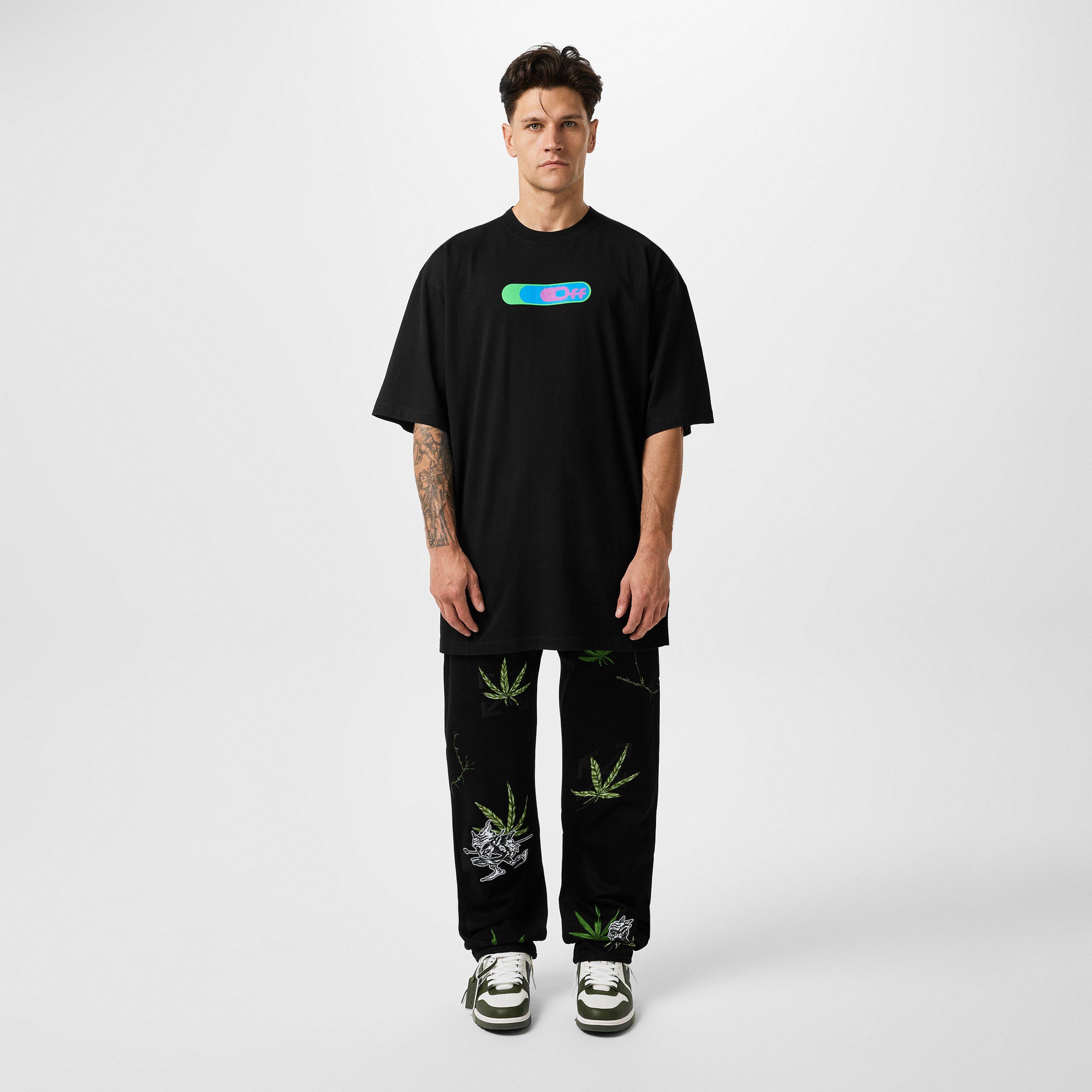Off White Short Sleeve Longline T-Shirt