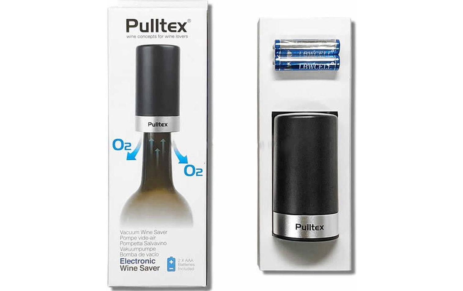 Weinflaschenverschluss VACUUM WINE SAVER SchwarzWeinverschluss