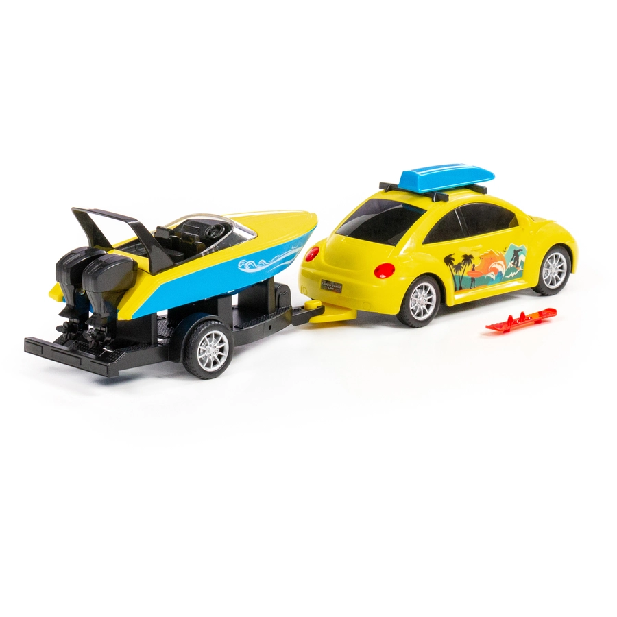 POLESIE® PKW Tour mit Speedboot, Tray