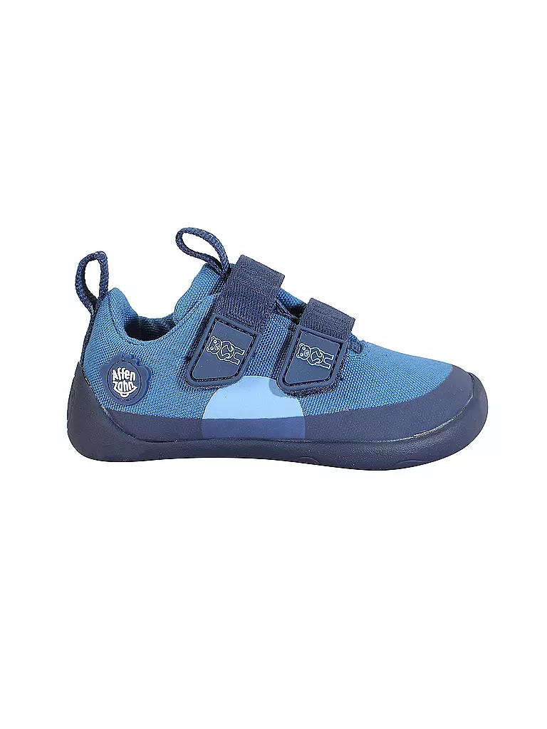 AFFENZAHN Kinder Sneaker Barfußschuhe  COTTON LUCKY Bär blau