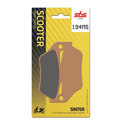 Plaquettes de freins SBS 194MS Sinter Métal Fritté Avant