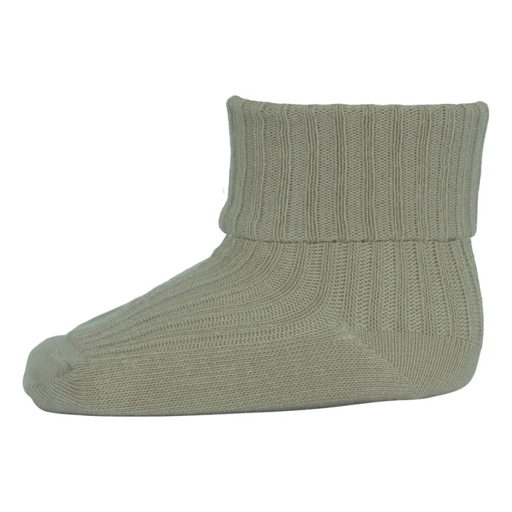 Mp Denmark Chaussettes Rib en coton | Sauge