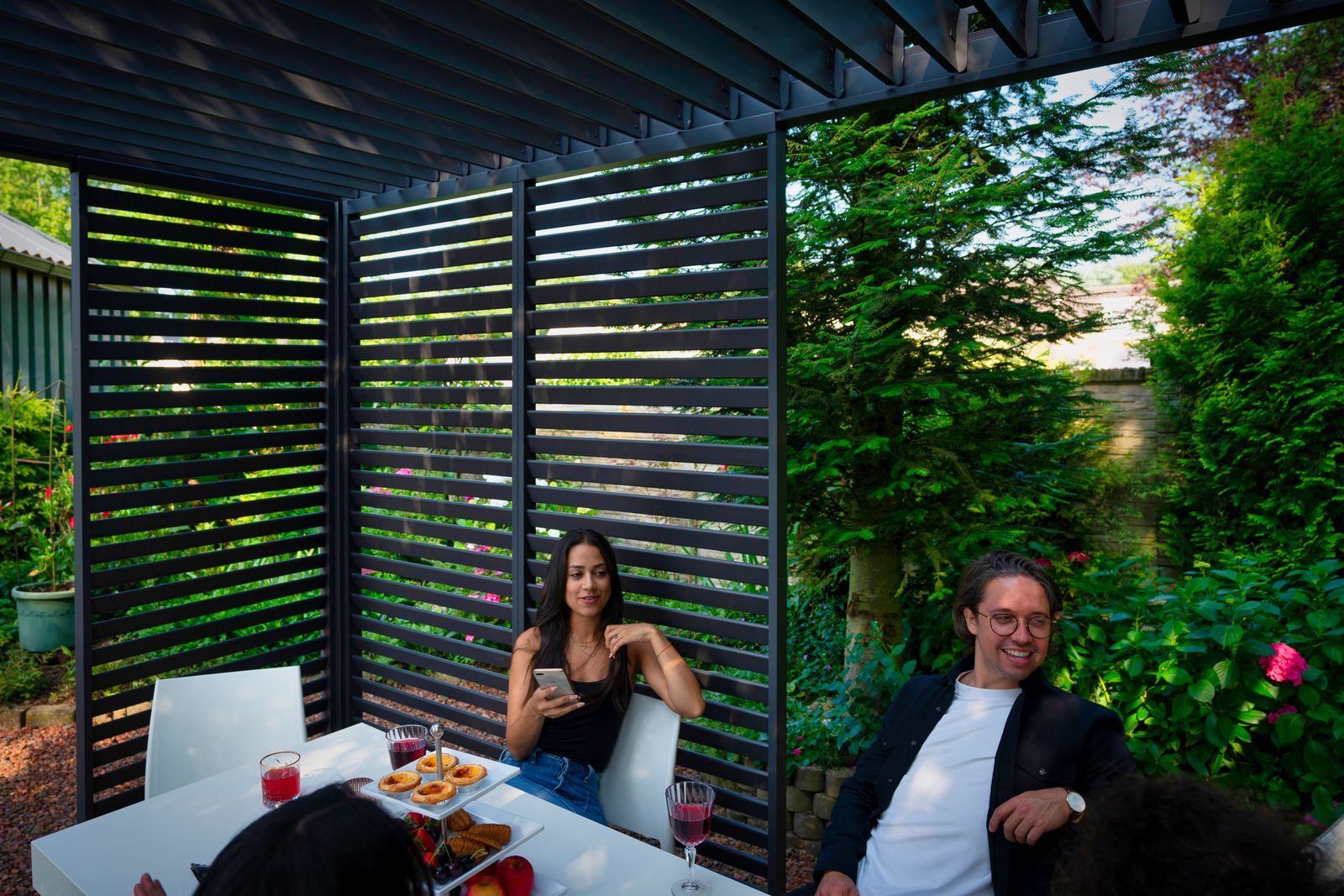 Novum Mirador 3M 93 x 238,25 Louvre Shutter Paneel - Black