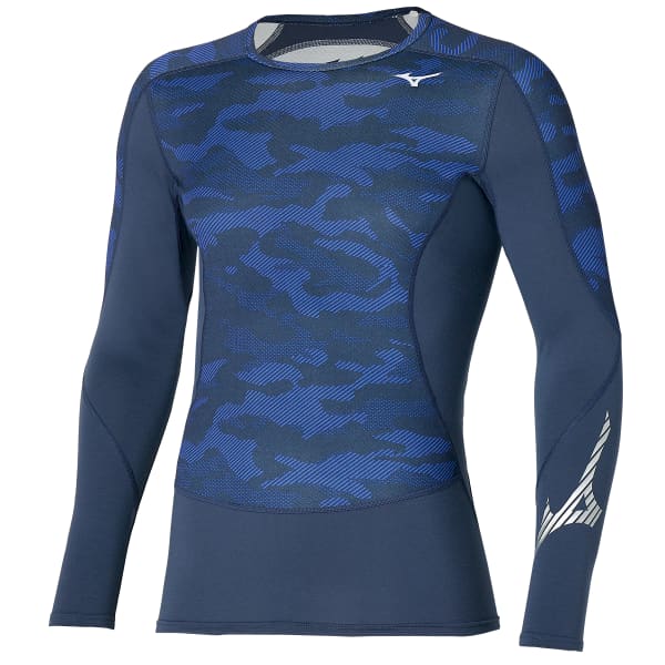 T-shirt thermique MIZUNO VIRTUAL BODY G3 CREW SHIRT SURF BLUE
