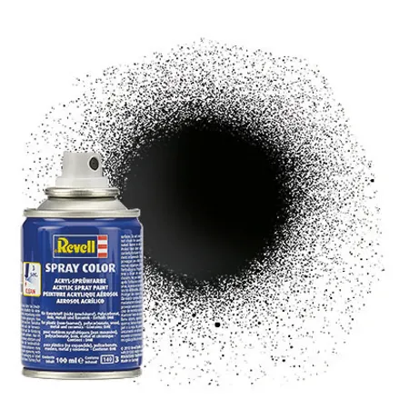 Revell Spray Color Schwarz, glänzend, 100ml