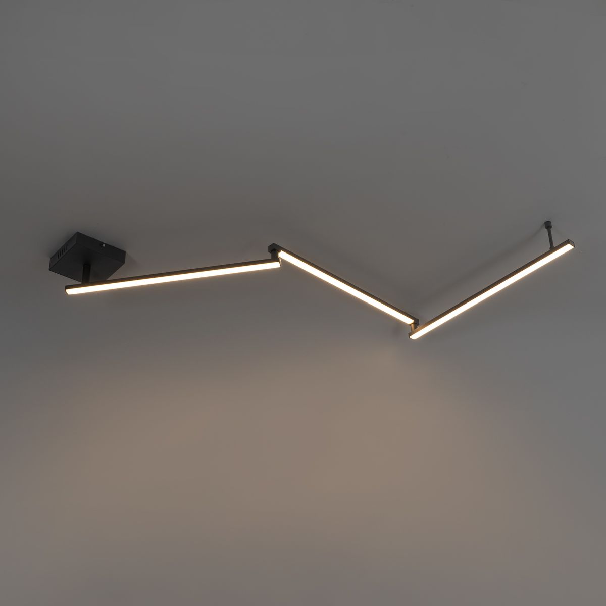 Plafondlamp zwart 150,8 cm incl. LED 3-staps dimbaar verstelbaar - Annuschka