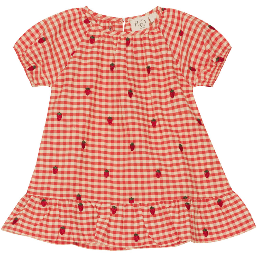 Køb Flöss Berry Gingham Molly Kjole