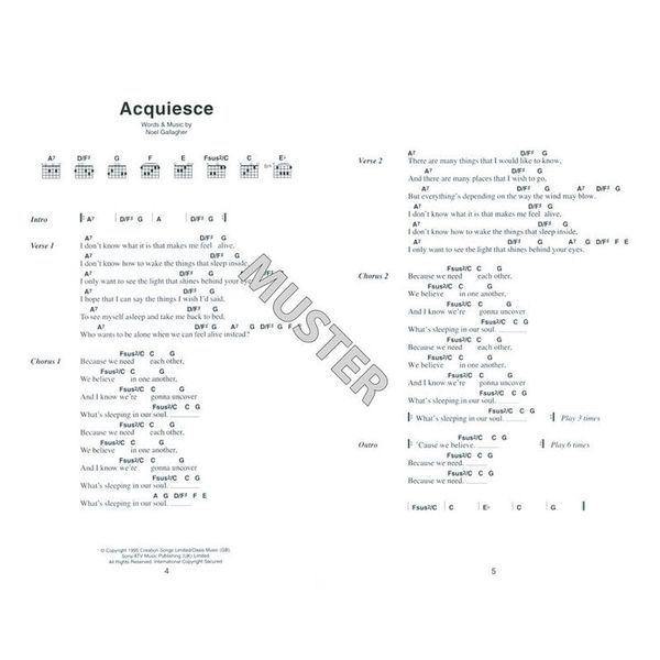 Music Sales Little Black Songbook Oasis