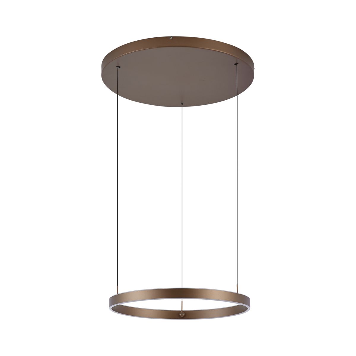 Design hanglamp donker brons 3-staps dimbaar easylift - Titmus