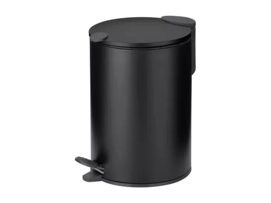 Kela Line Poubelle à pédale 3l noir - 23614