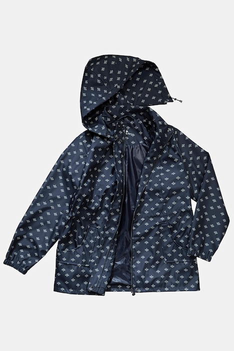 Softshelljacke, Blüten, wasserabweisend, Stehkragen