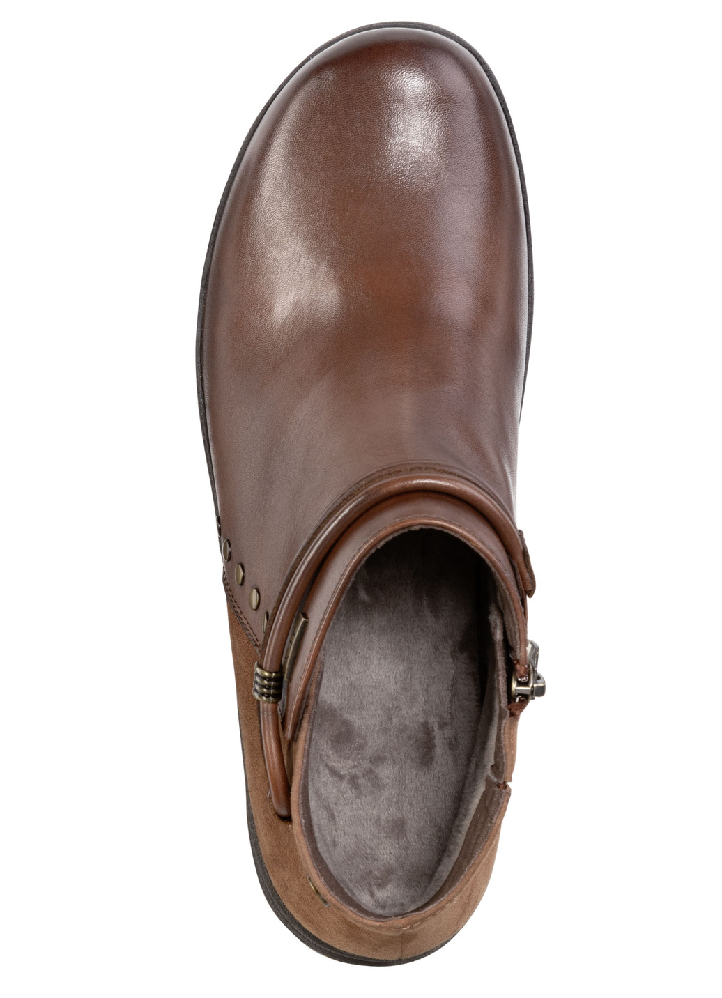 ELENA EDEN Bootie aus Rind-Nappa- und Veloursleder