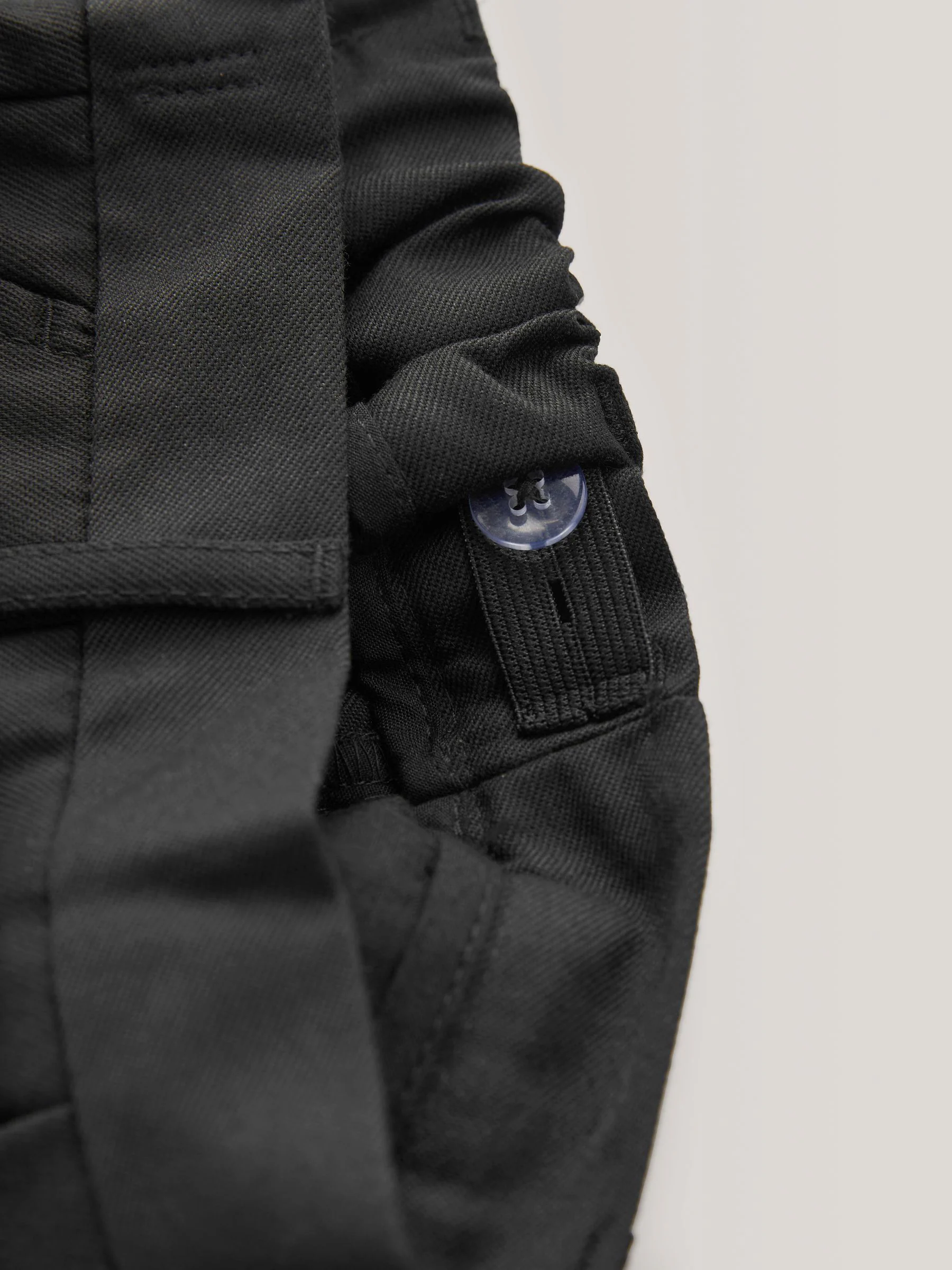 Zwart - Formele schoolbroek met rechte pijpen (3-17jr)
