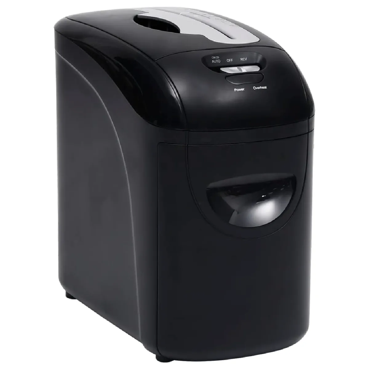 vidaXL Déchiqueteuse Papier 10 Feuilles - Noir