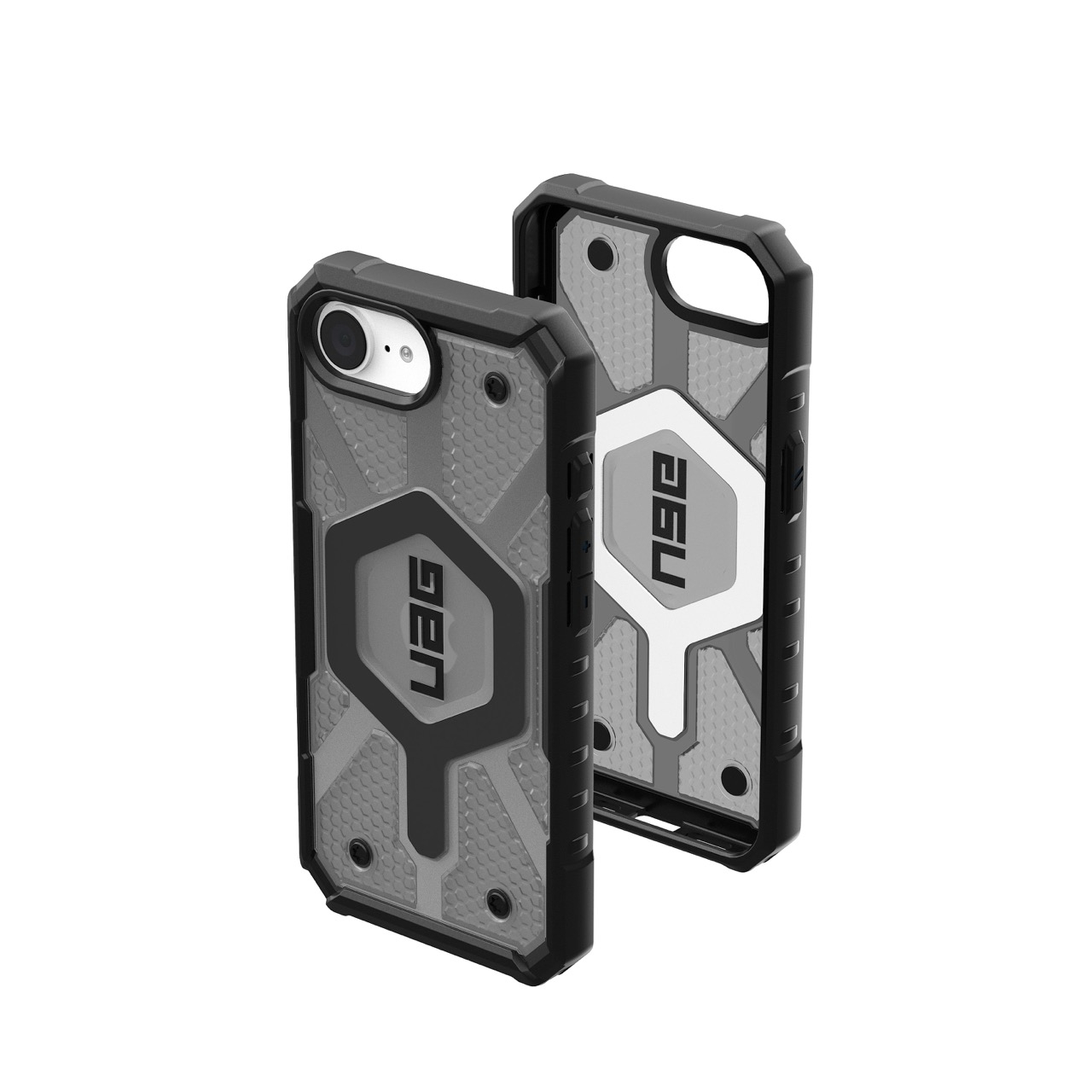 iPhone 16e MagSafe Schutzhülle Pathfinder (114498113131) - Ash (Transparent / Schwarz)