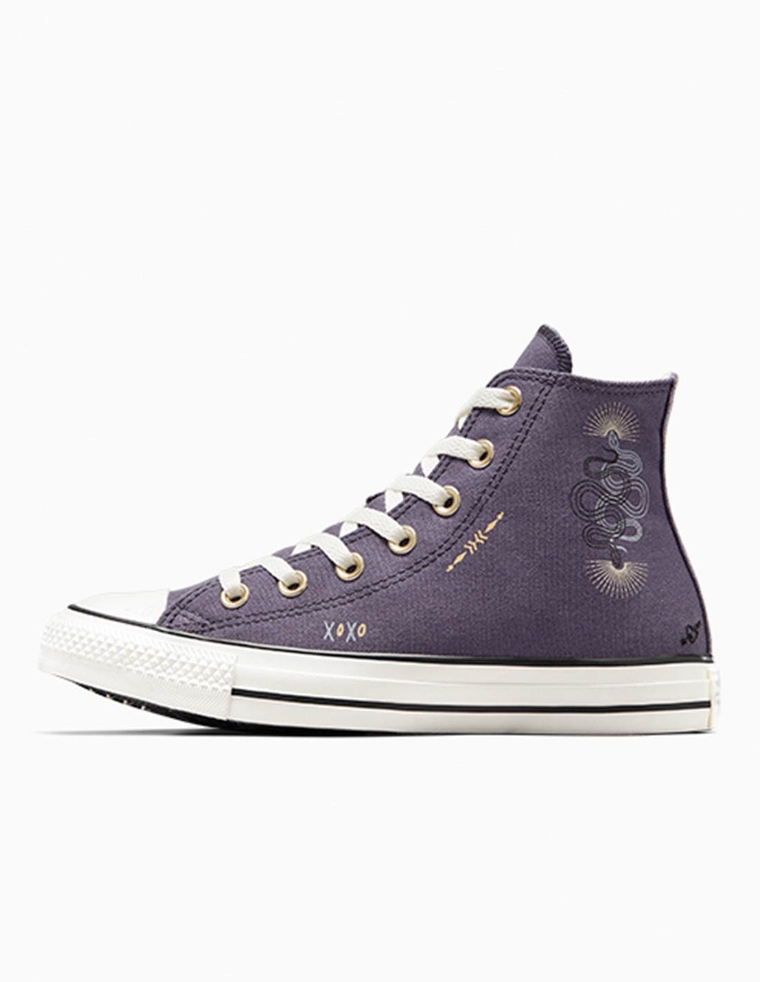 converse Sneakers montantes femme ctas hi dark violet/motifs