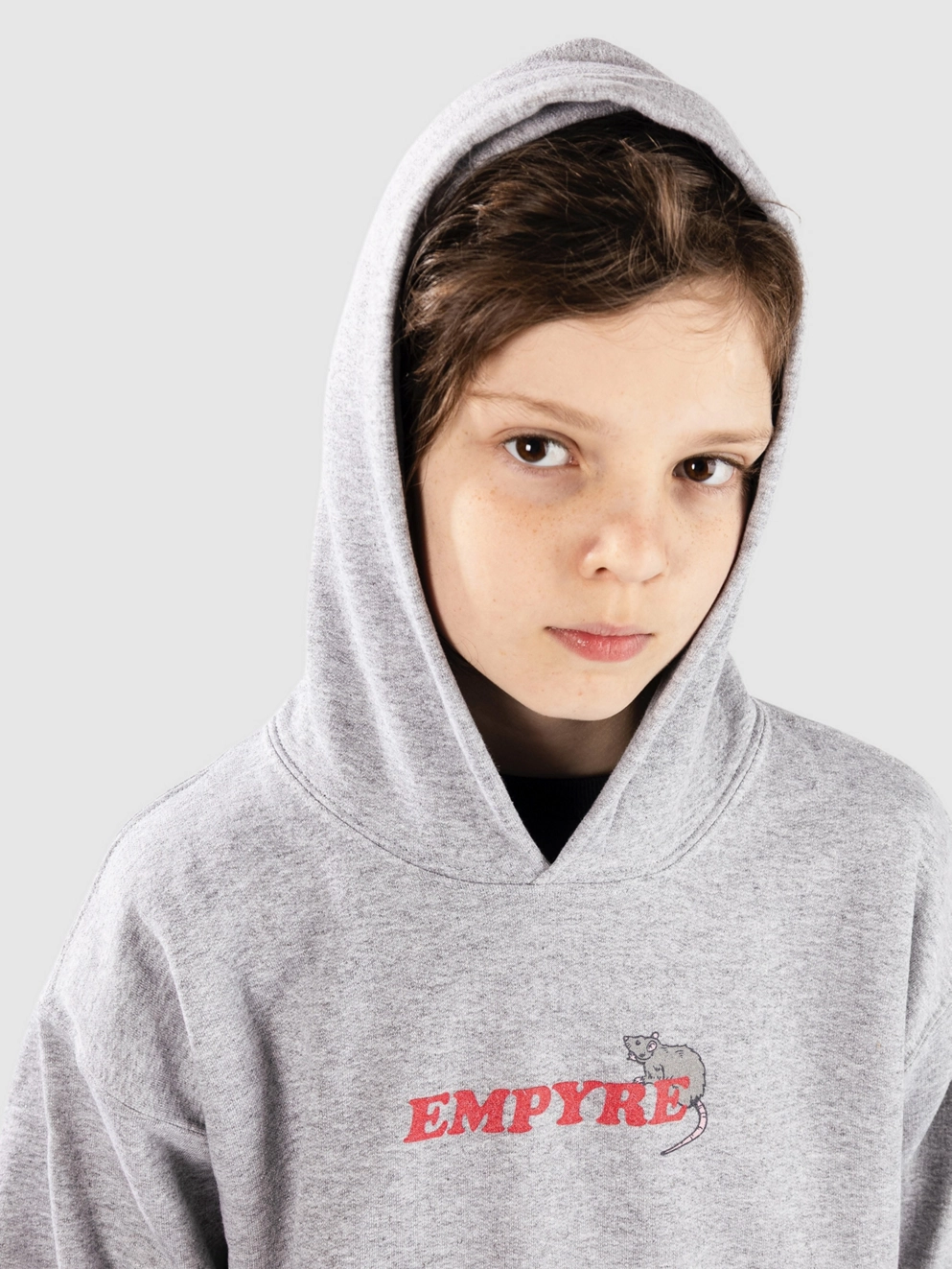 Empyre Pizza Rat Kids Hoodie ash