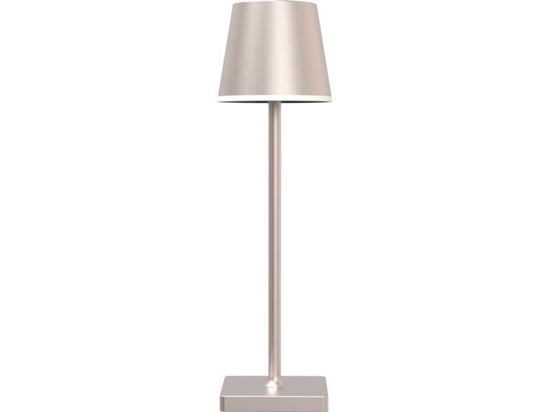 xoxo design ag Akku-Tischleuchte X2, 3W, 3000K, 38 cm, Cham Portable, multifunktionale Leuchte