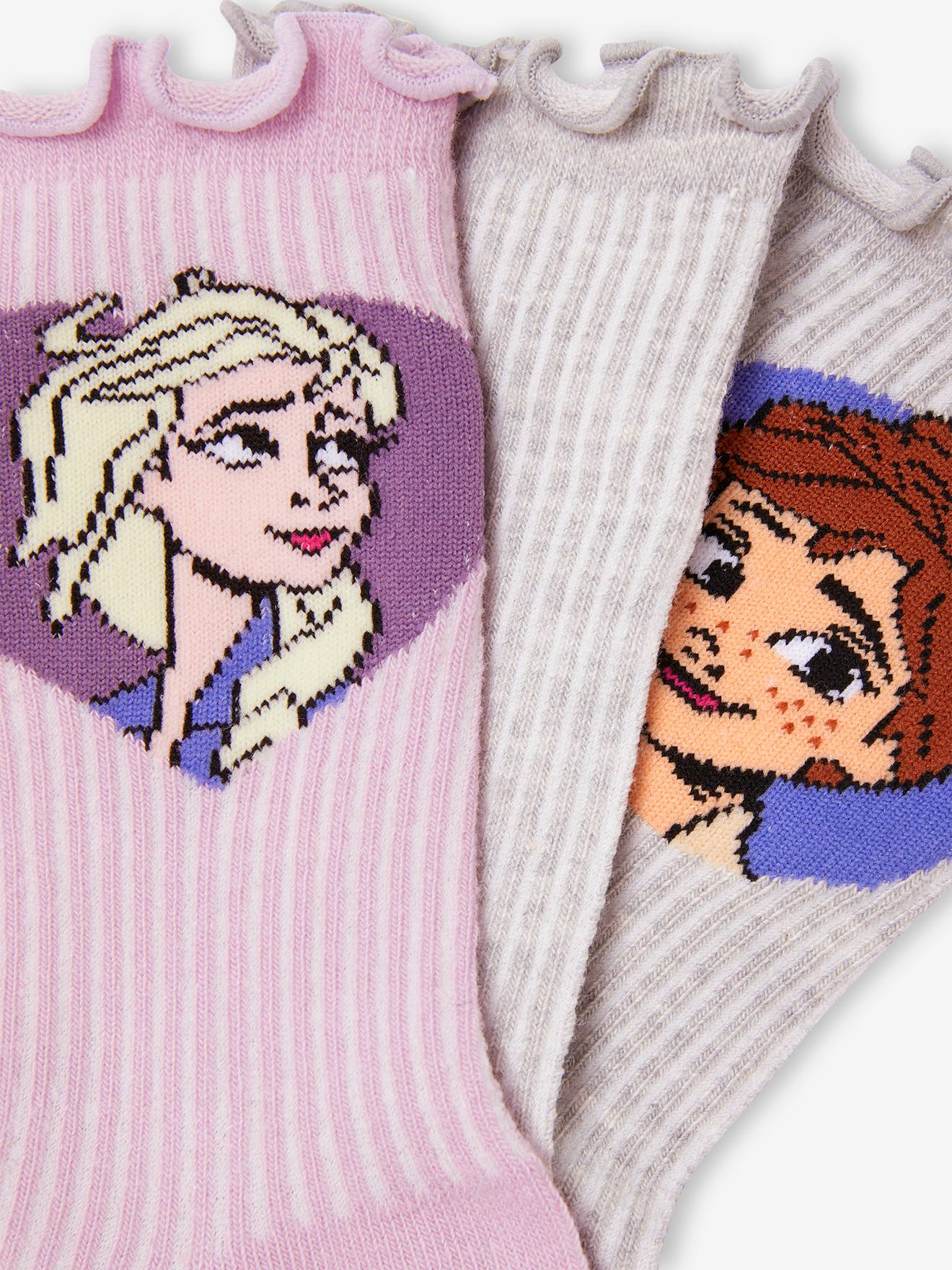 Pacote com 3 pares de meias DS® Frozen 0038