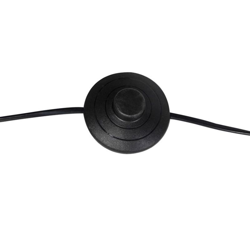 Smart vloerlamp zwart 5-lichts incl. Wifi B35 - Sixties
