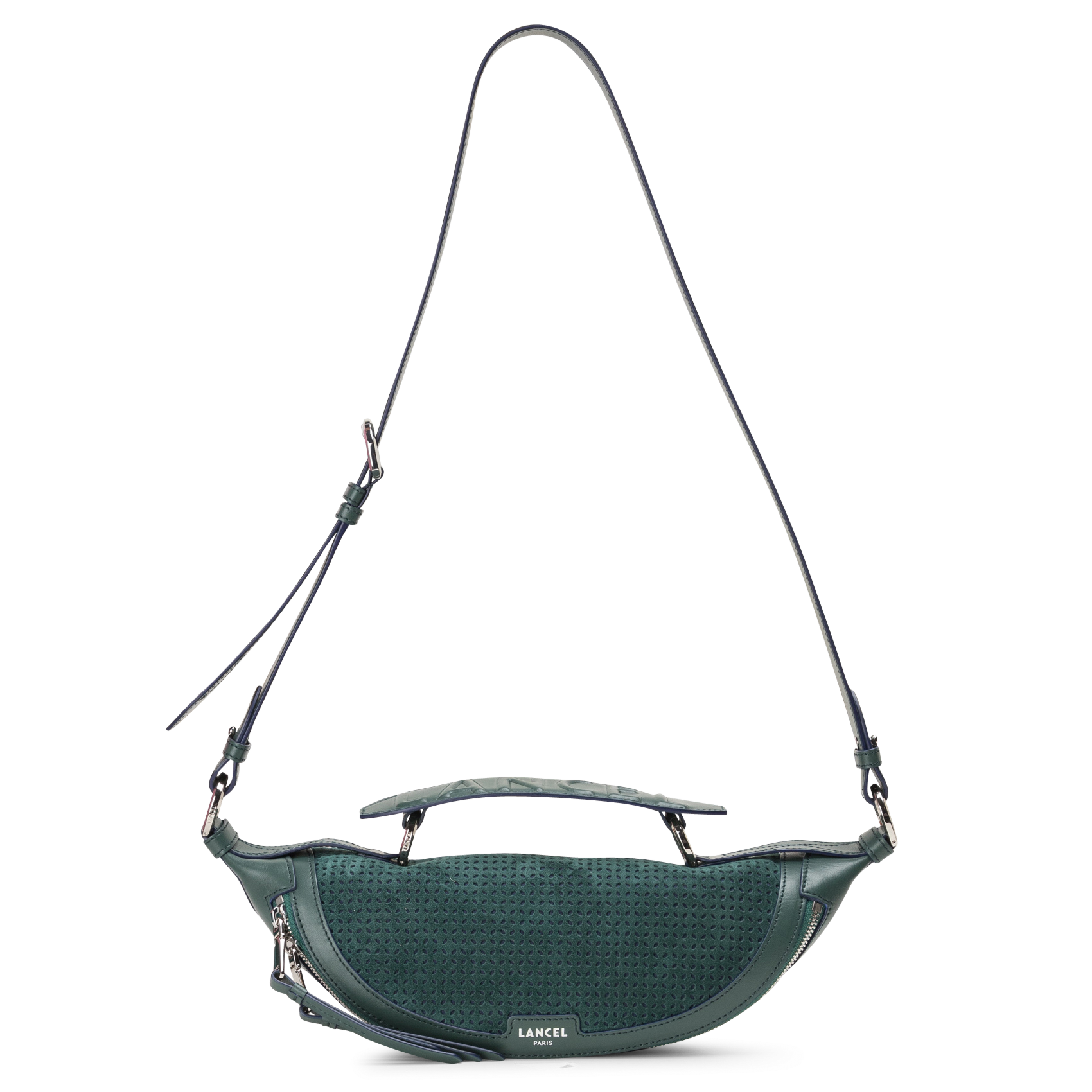 ORIGAMI S - Sac banane en cuir | Vert