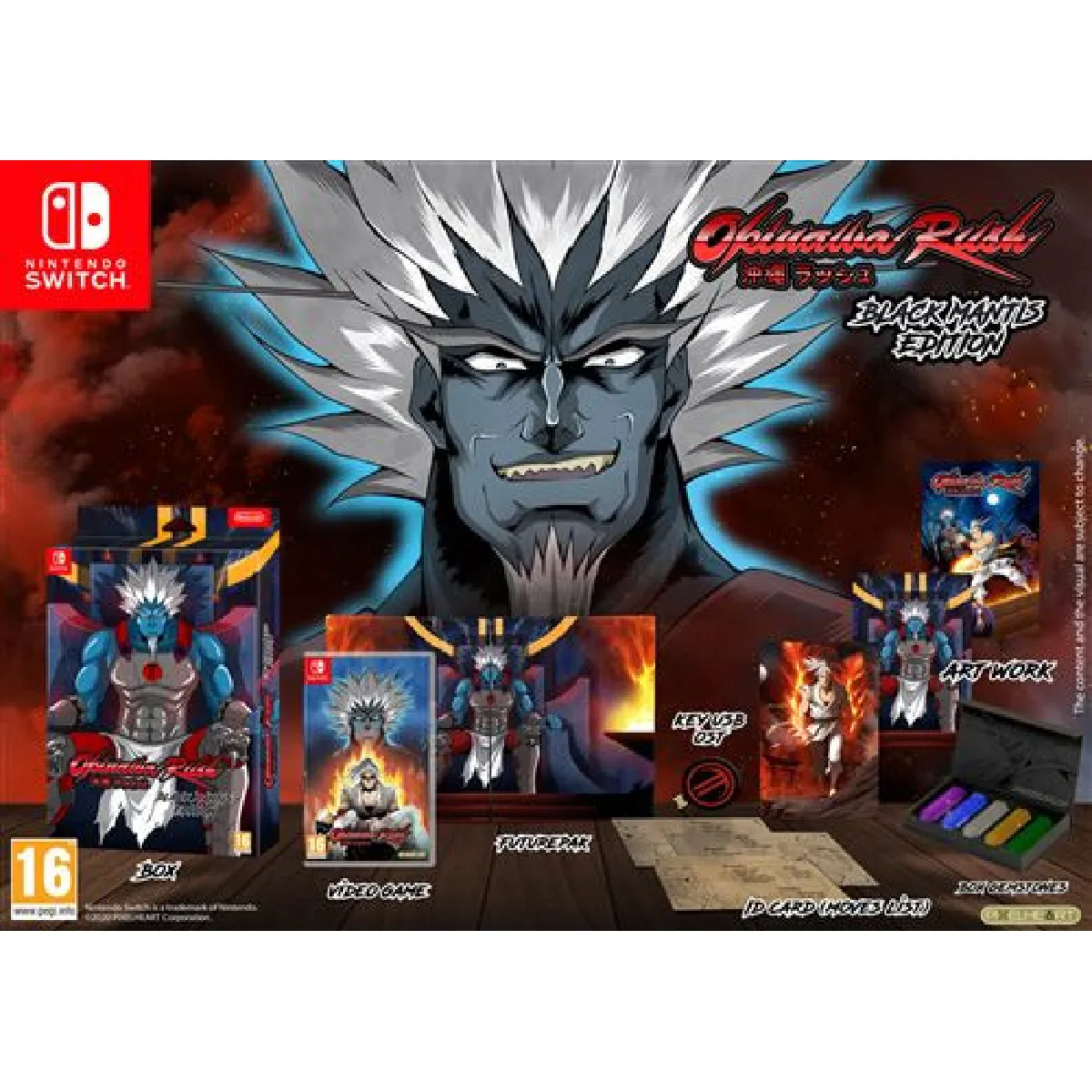 Just For Games OKInawa Rush Black Mantis Nintendo Switch