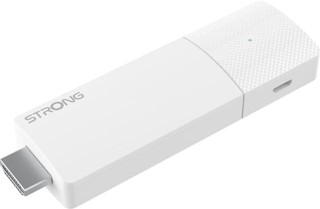 Strong Google TV Stick 4K UHD streaming-enhed (hvid)