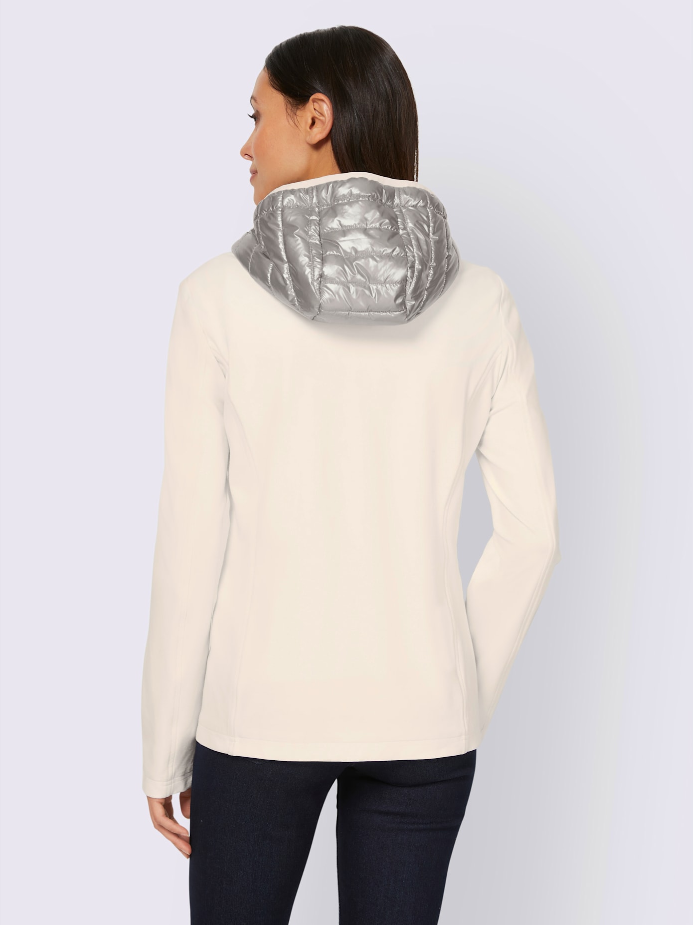 Veste à la brillance métallisée