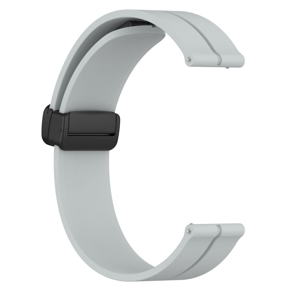 Samsung Galaxy Watch Active 2 (40mm) Magnet Silikon Armband Split Design (Gelenkumfang: 180 - 220mm) - Grau