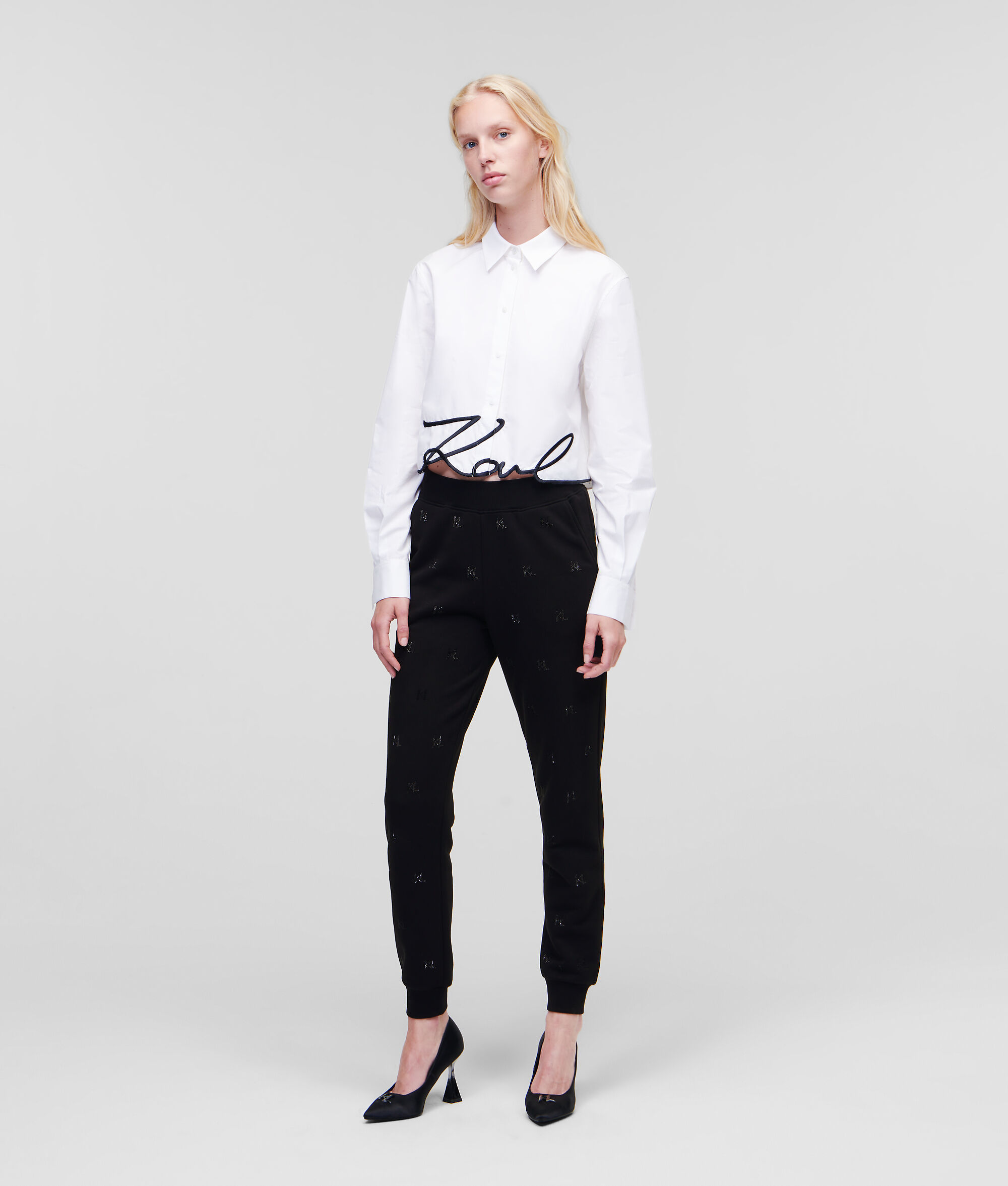 JOGGING KL MONOGRAM EN STRASS