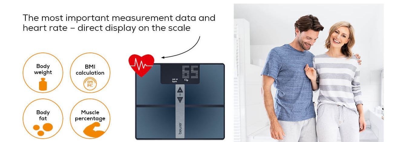 Beurer - BF 980 - Diagnostic Bathroom Scale with Bluetooth - 5 Years Warranty