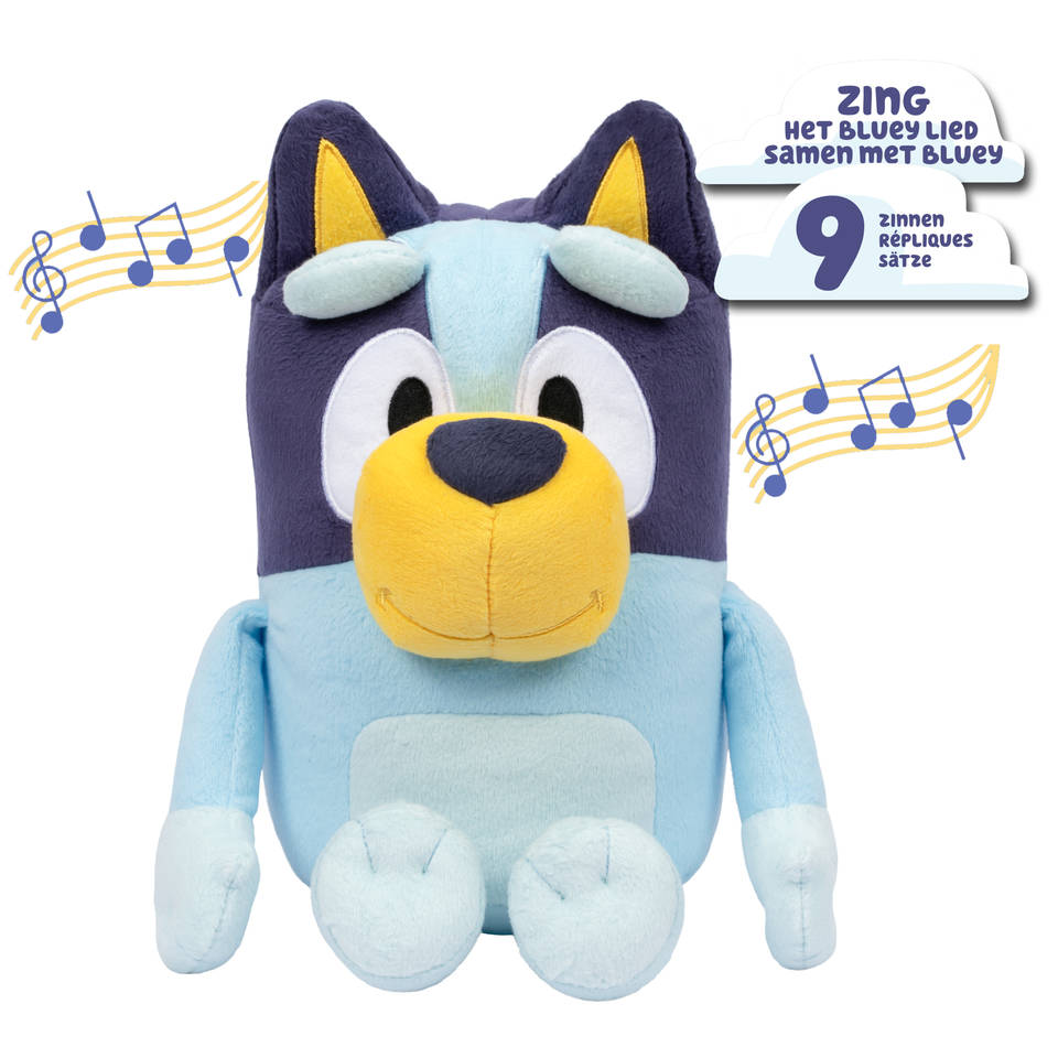 Bluey knuffel pratende Bluey
