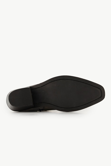 Leder-Stiefeletten, Ledermix, Wechselfußbett, Weite H