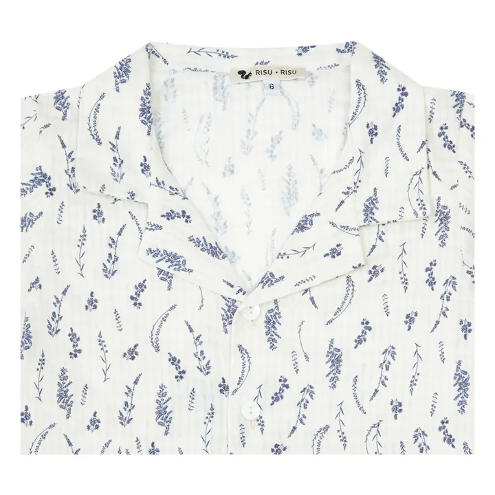 Risu Risu Pyjama Coton Bio Rieur | Ecru