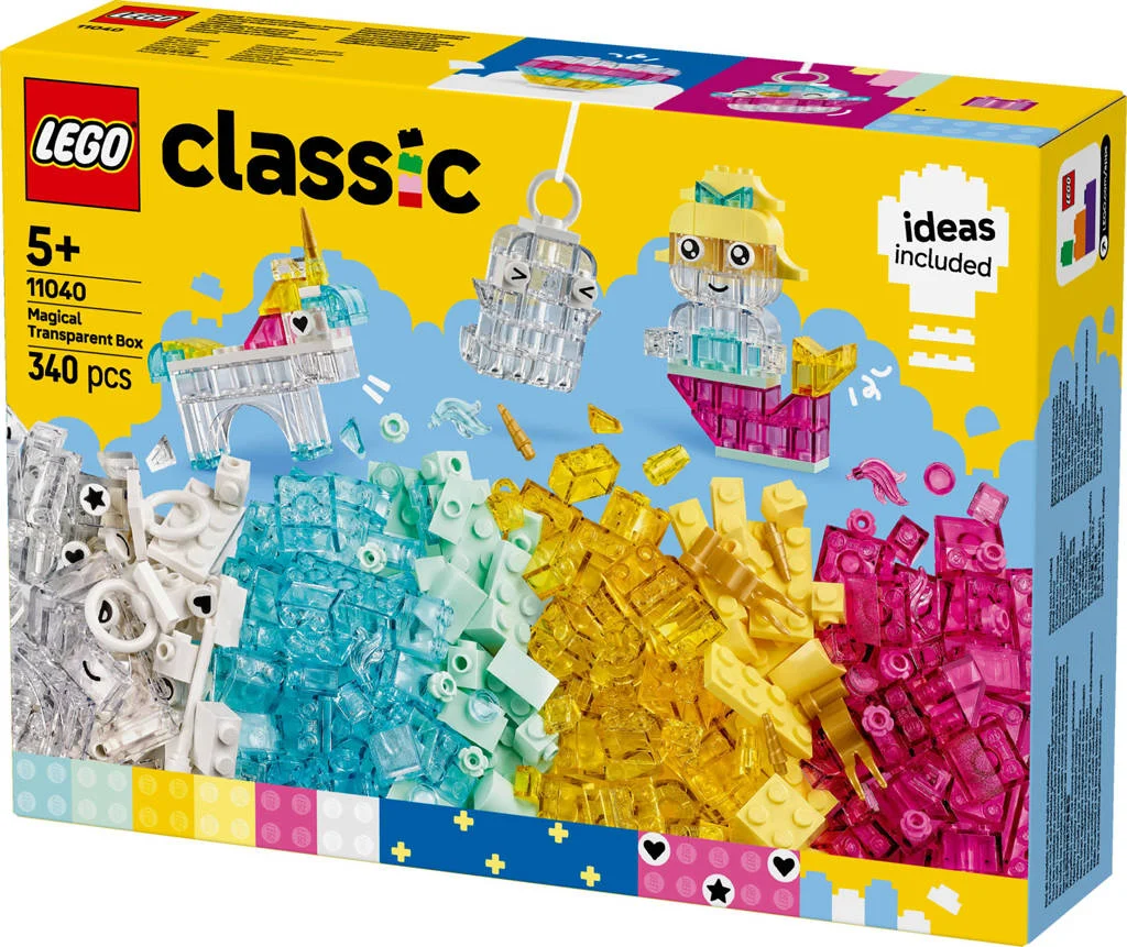 Prachtige, betaalbare legoset om je creativiteit zMagische Transparante Doos 11040