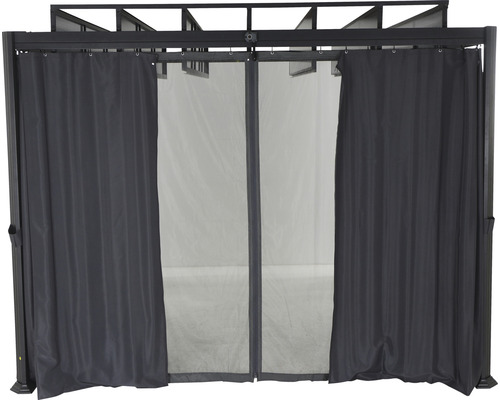 Florence Paviljoen 300x300 cm antraciet