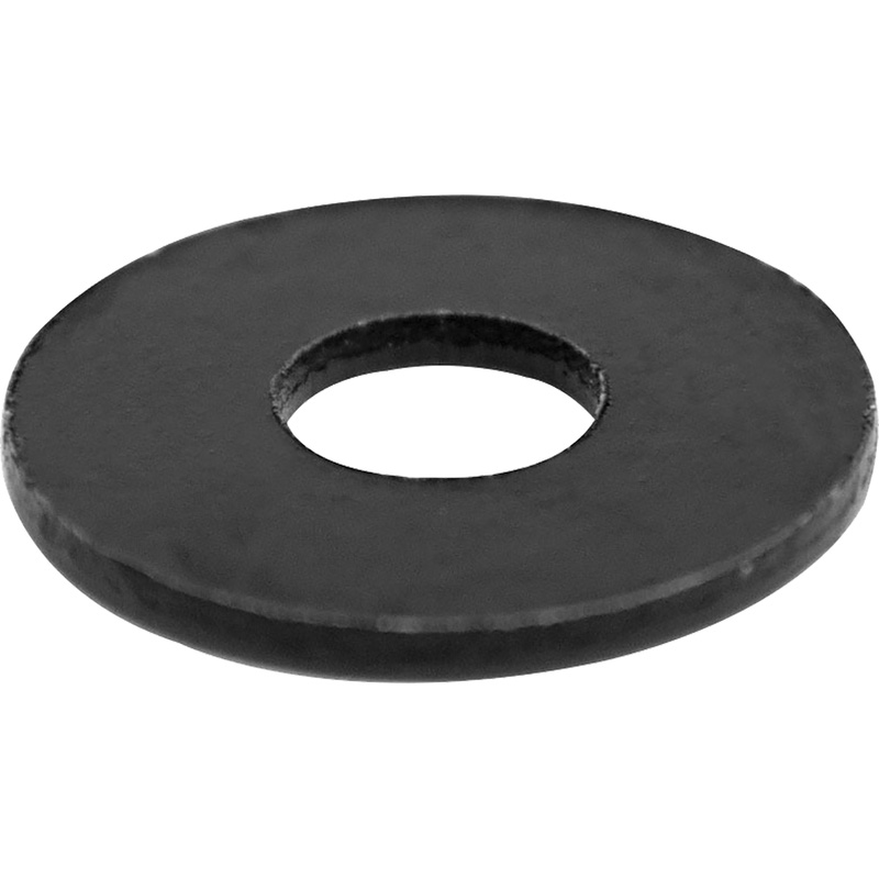 Carrosserieringen zwart M6x18x1,6mm