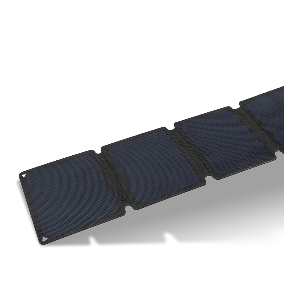 Aqiila - Sunbird P21 - Sammenfoldelig solcelleoplader med USB-C port