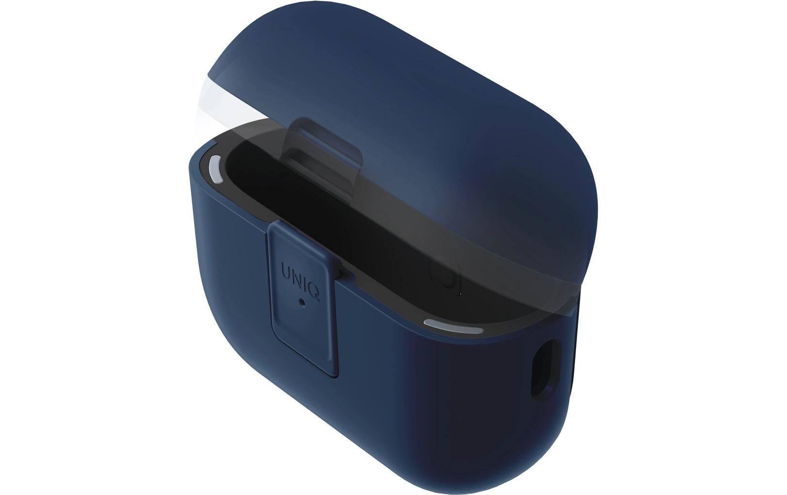 Transportcase Clyde AirPod Pro Case 2nd Generation BlauAirPodcase mit Haken zur Befestigung (2Gen)