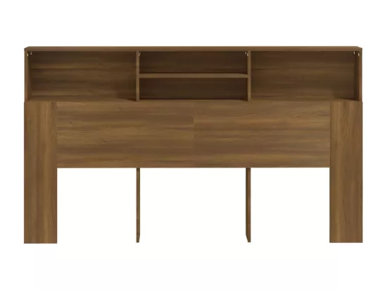 Armoire de tête de lit Chêne marron 180x19x103,5 cm
