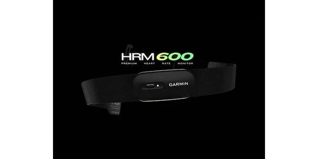 GARMIN Brustgurt HRM 600 Schwarz XS-S Premium Herzfrequenzgurt mit Aktivitätserfassung und Laufdynamik