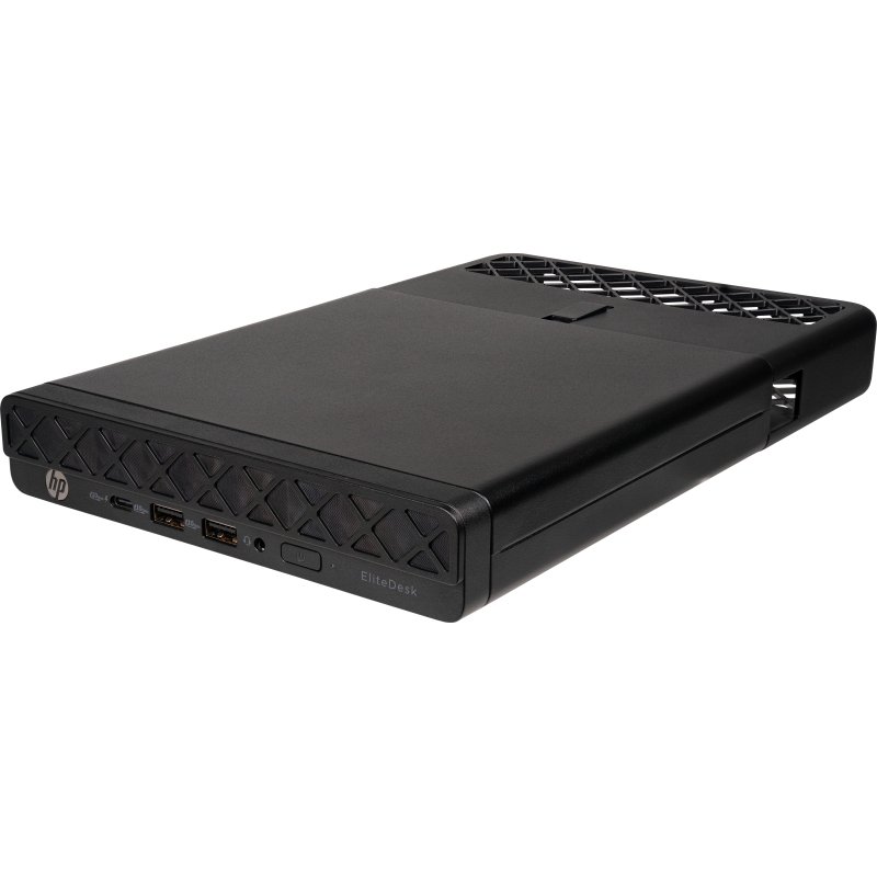 HP EliteDesk 8 Mini G1a Wolf Pro Security Edition AMD Ryzen™ 5 220 32 Go DDR5-SDRAM 1 To SSD Windows 11 Pro Mini PC Noir