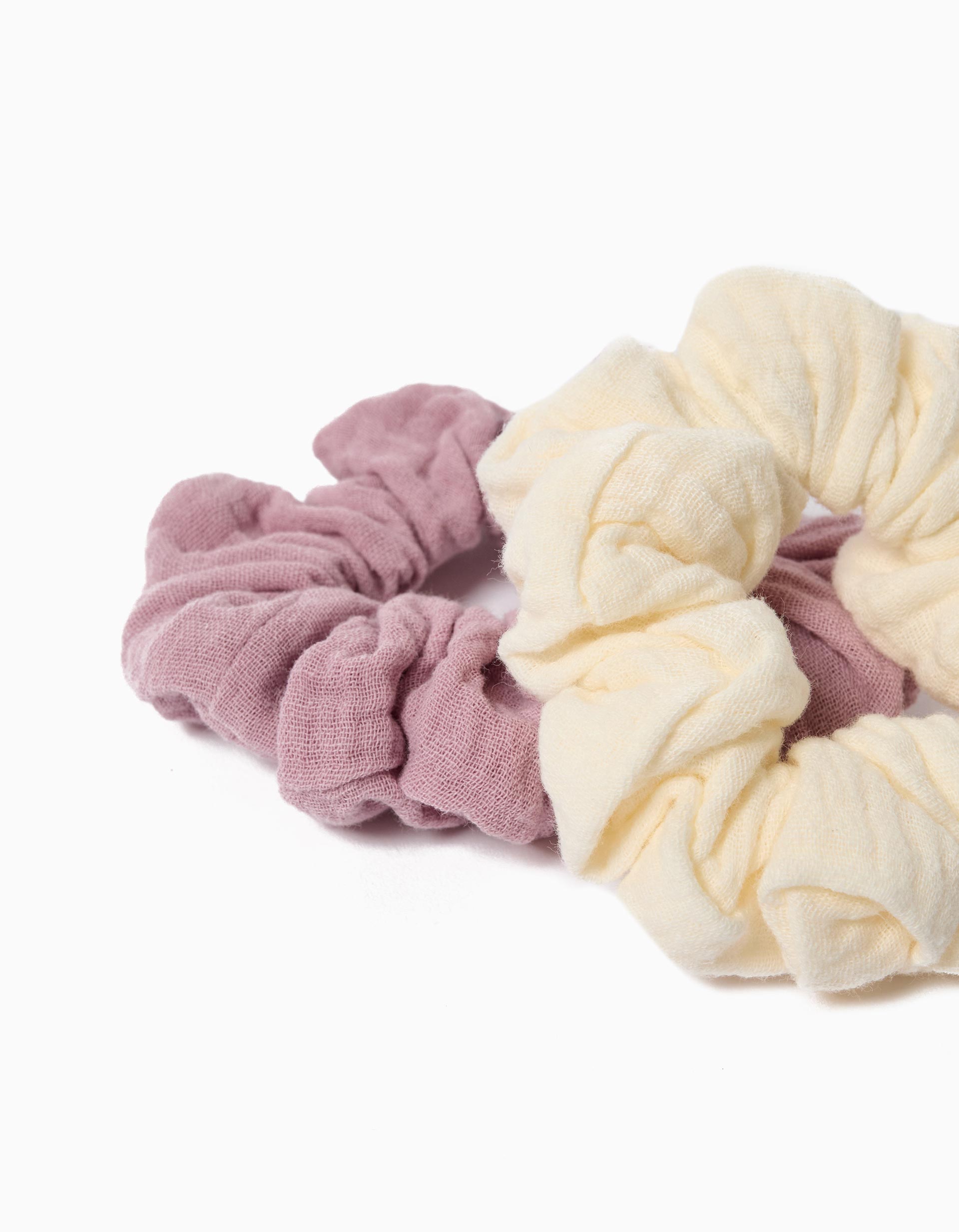 Pack 2 Elásticos de Cabelo Scrunchies, Menina, Multicor