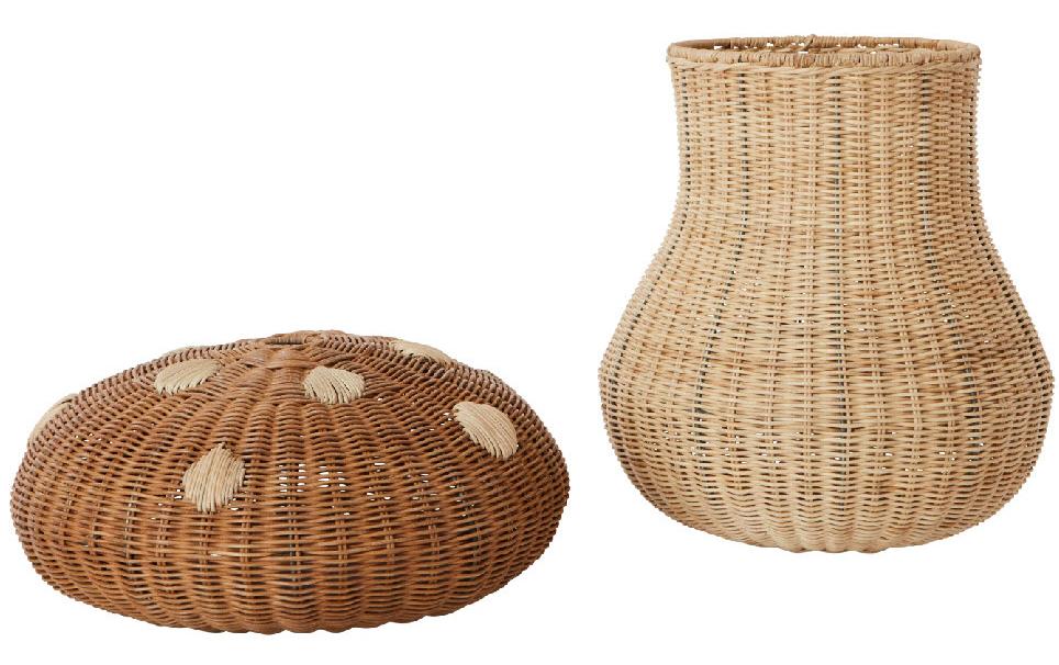 Spielzeugkorb Mushroom 42 x 46 cm<br>Aufbewahrungskorb in Pilzform