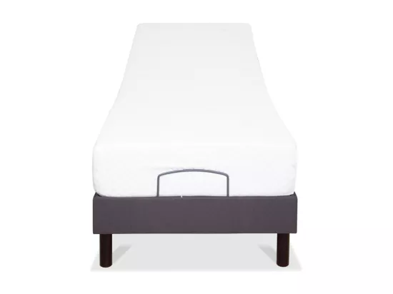 BELLECOUR LITERIE | Ensemble ATHENA 70x200 cm | Sommier électrique + Matelas Mémoire de forme
