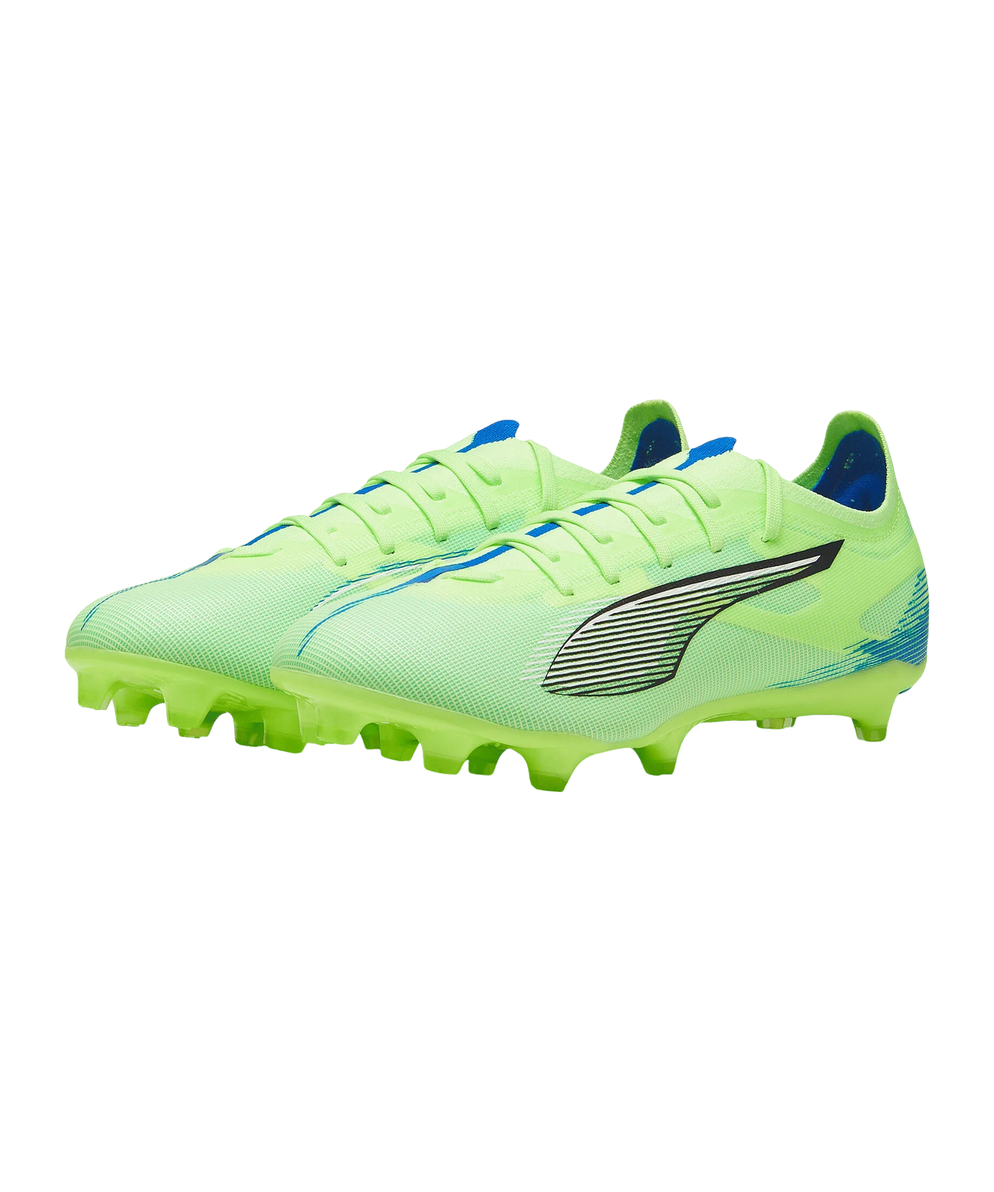 PUMA ULTRA 5 Match FG/AG Lights Out Grün Weiss F03