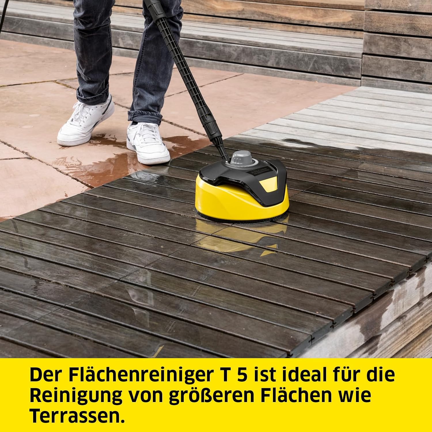 Kärcher Hochdruckreiniger K 4 Power Control Home: Clevere App-Unterstützung - die passende Lösung für stärkere Verschmutzungen - inkl. Home-Kit mit Flächenreiniger